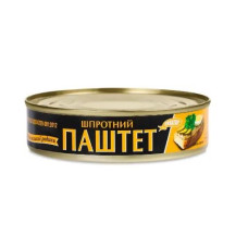 Консерви з/б Паштет шпротний 160гр